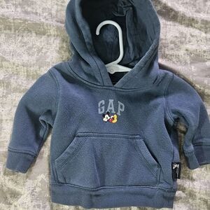 GAP Kids Blue Hoodie with Mickey Mouse